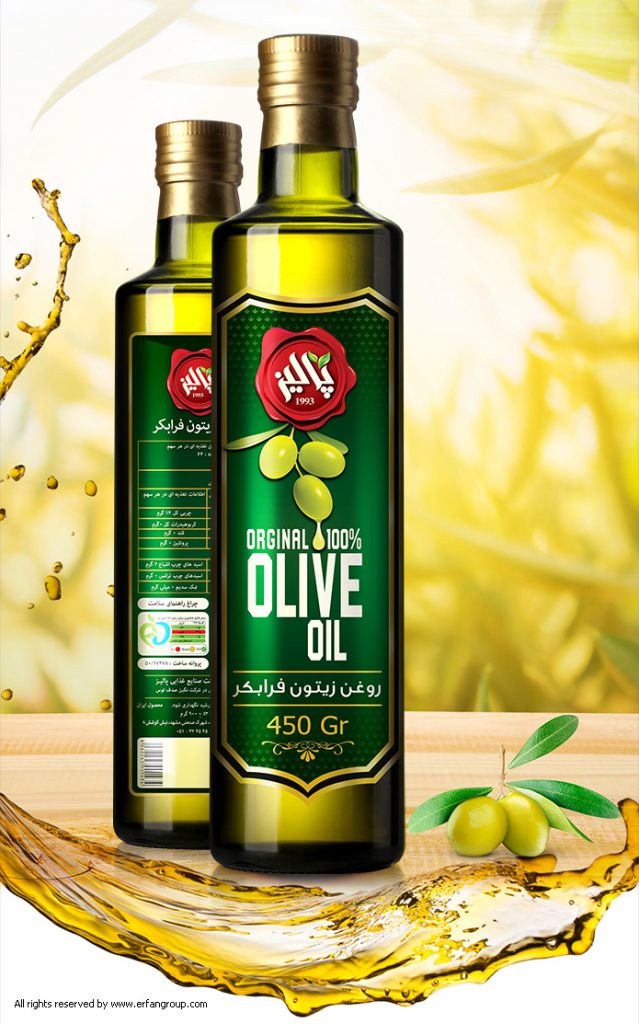 طراحی کاور بسته بندی روغن زیتون