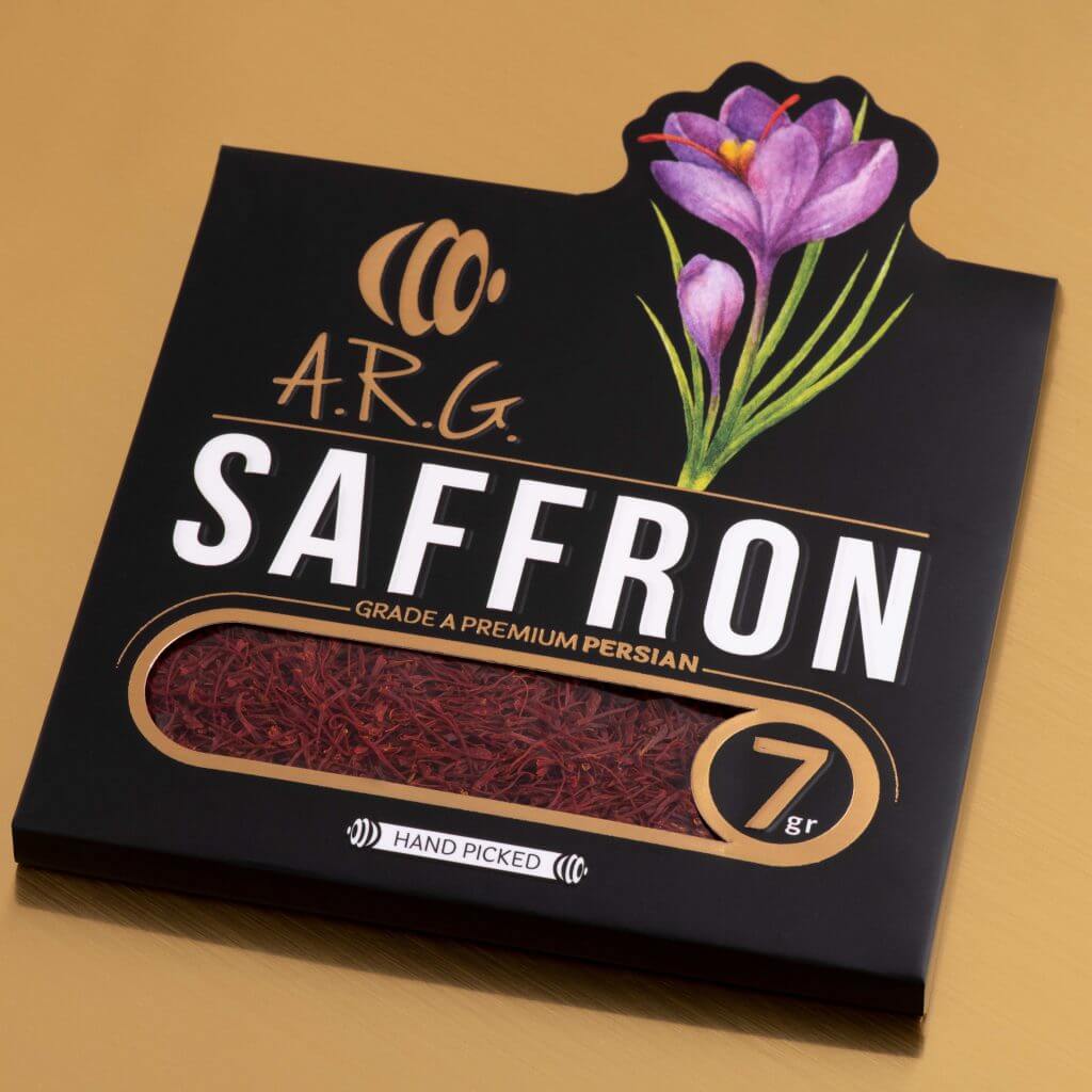 طراحی بسته بندی زعفران ARG