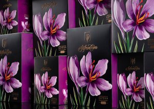 طراحی بسته بندی زعفران صادراتی