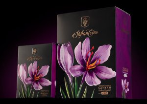 طراحی بسته بندی زعفران فله ای