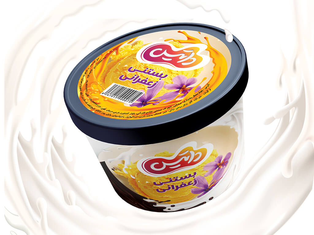 بستنی زعفرانی