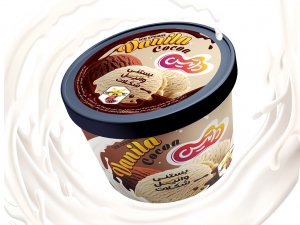 بستنی وانیل شکلات