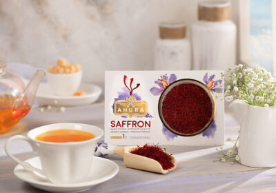 لوگو و بسته بندی زعفران