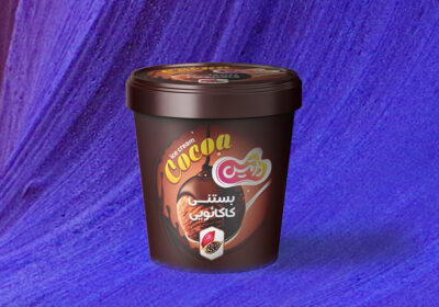 طراحی بسته بندی بستنی لیوانی