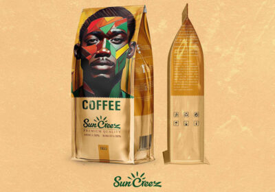 طراحی بسته بندی قهوه عربیکا سان کریز