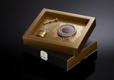 طراحی بسته بندی زعفران کادویی بیورینت