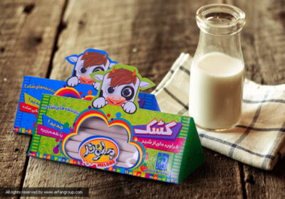 طراحی بسته بندی کشک و لبنیات