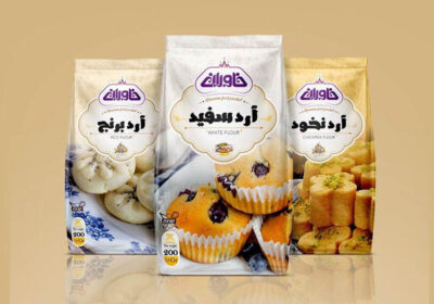 طراحی بسته بندی آرد خاوران