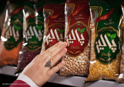 طراحی بسته بندی حبوبات سلفونی پالیز