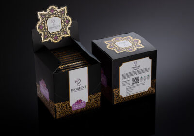 طراحی بسته بندی زعفران پاکتی بیورینت