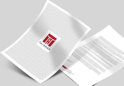 طراحی اوراق اداری گوشت حلال تاج