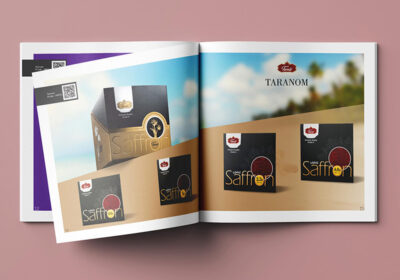 قیمت طراحی کاتالوگ زعفران