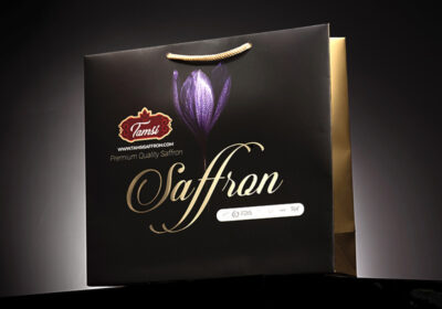 طراحی ساک خرید زعفران تامسی
