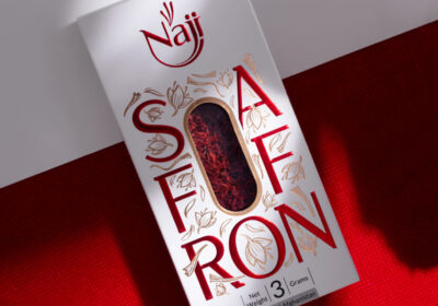 طراحی بسته بندی لاکچری زعفران