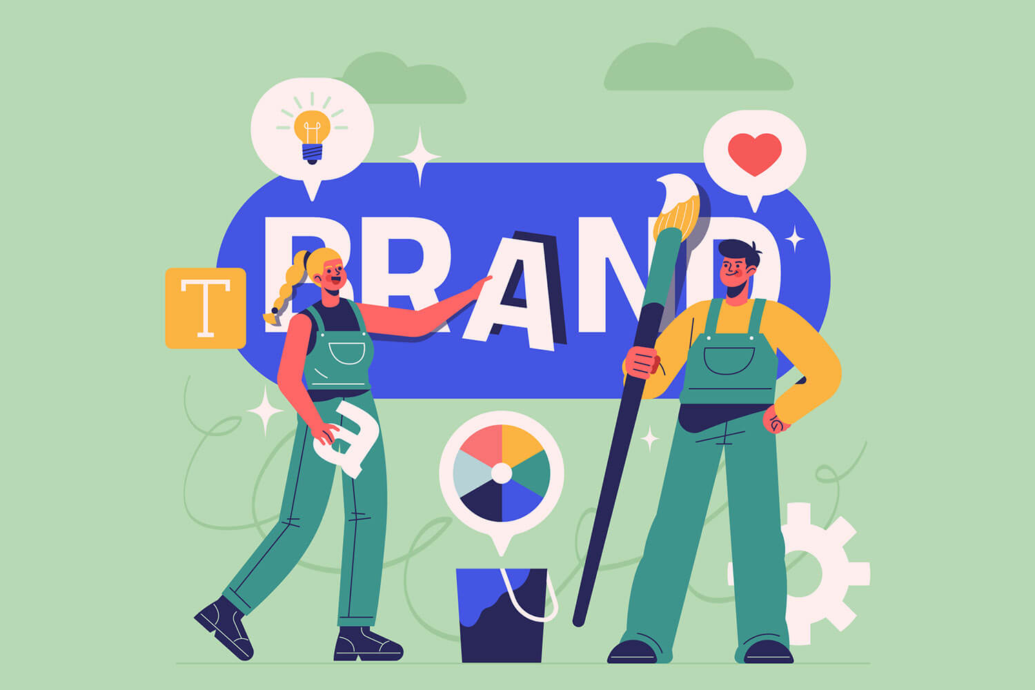 طراحی کاراکتر برند