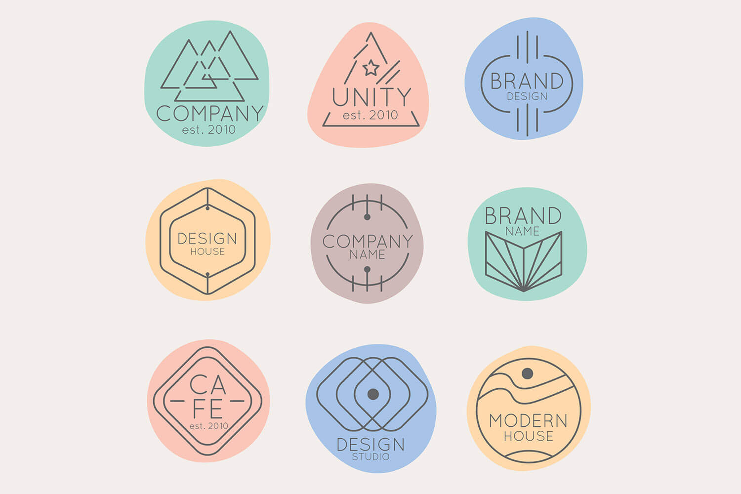 طراحی لوگو مینیمال