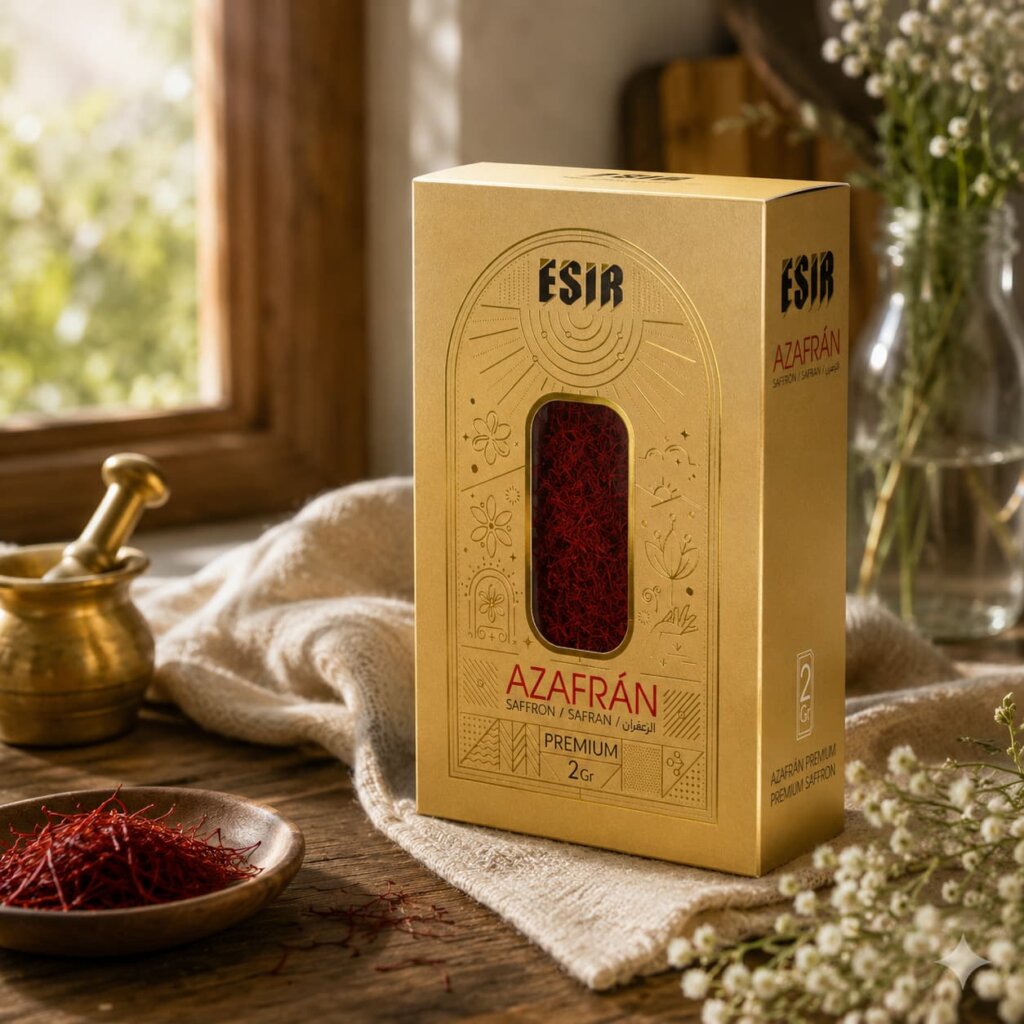 طراحی بسته بندی محصولات زعفران